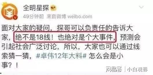 卓伟最新真实爆料消息,娱乐圈惊天大事件揭秘  第2张